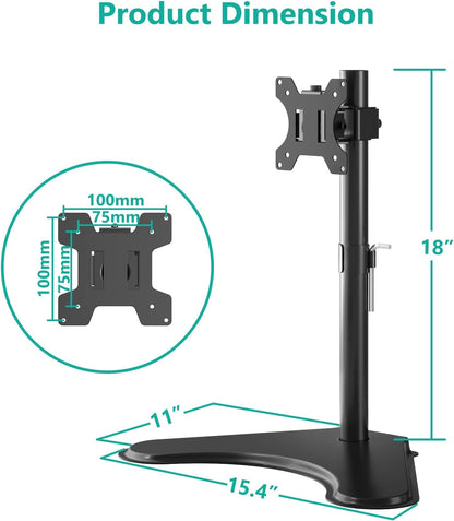 Freestanding Vesa Monitor Stand for 13-32 Inch Screens, up to 22 Lbs